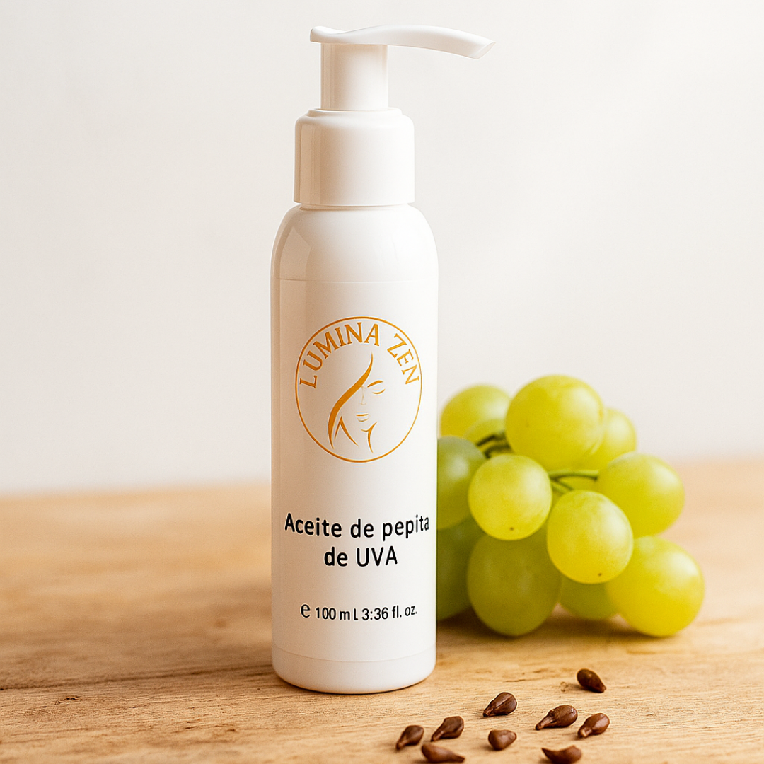 Aceite para masaje facial de pepitas de Uva y Girasol 100 ml Lumina Zen - Beauty