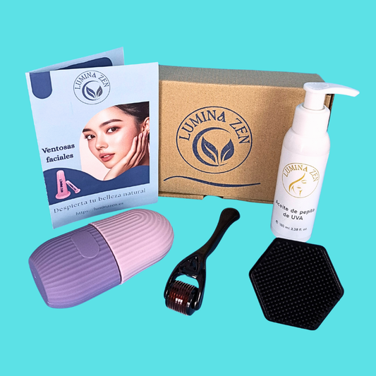 Pack Cuidado Facial Lumina Zen Beauty     Derma Roller