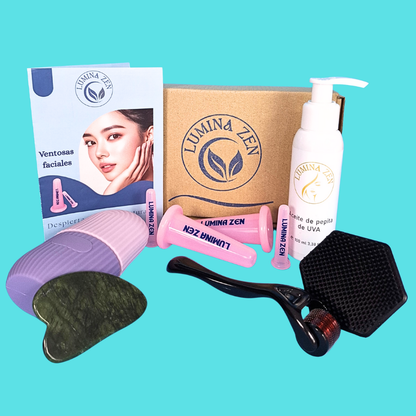 Pack Cuidado Facial Lumina Zen Beauty  Masajes faciales todo en uno