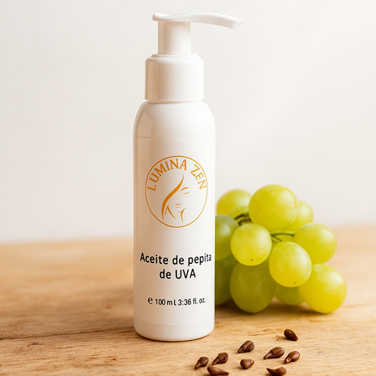 Aceite para masaje facial de pepitas de Uva y Girasol 100 ml Lumina Zen - Beauty