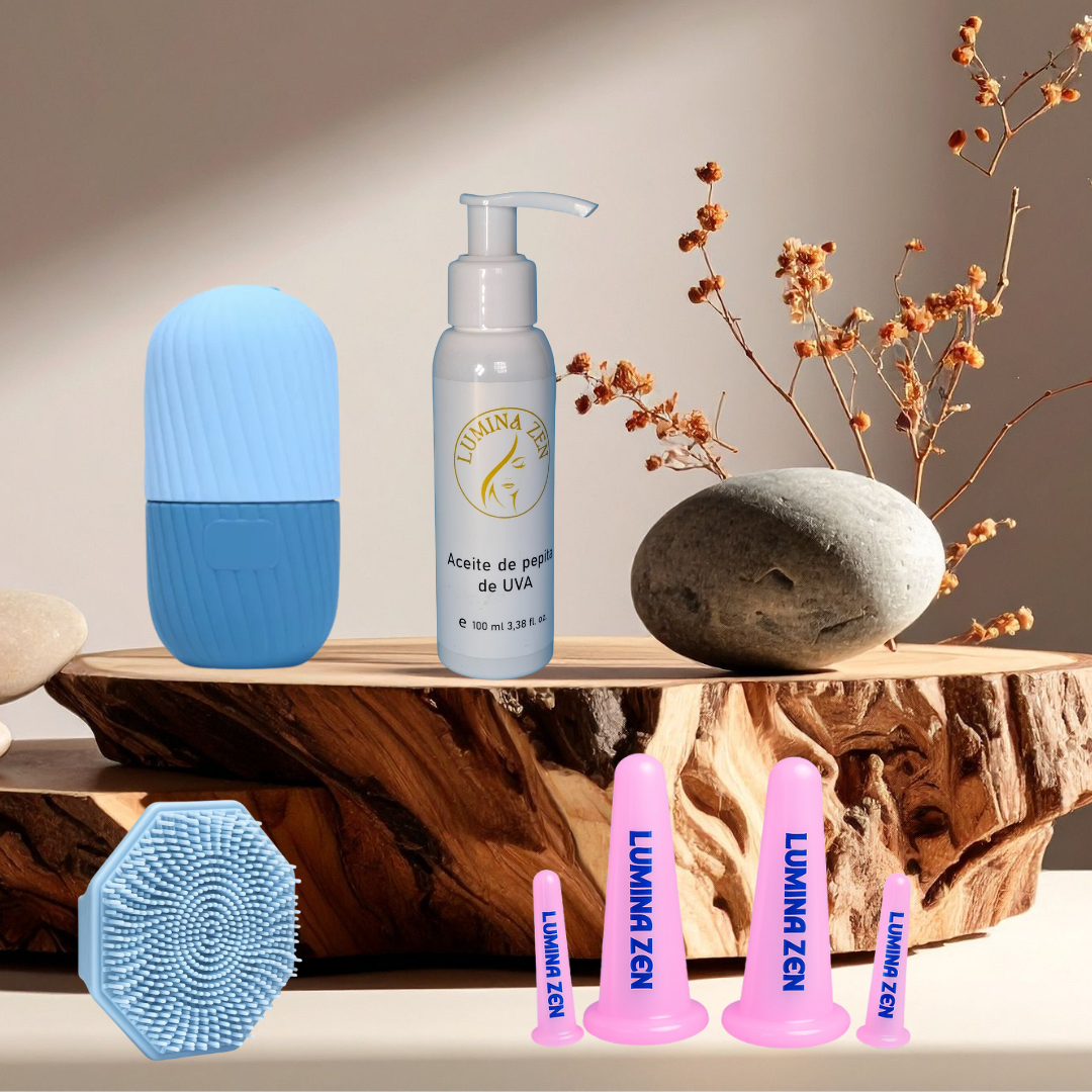 Pack Cuidado Facial Lumina Zen Beauty - Ventosas
