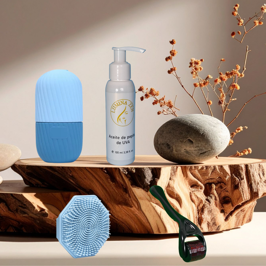 Pack Cuidado Facial Lumina Zen Beauty     Derma Roller