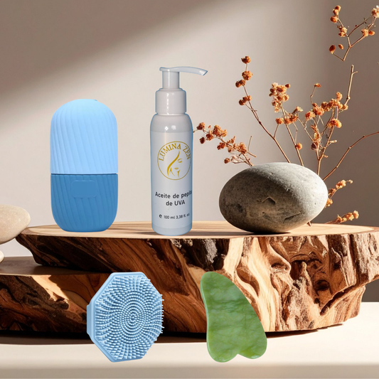 Pack Cuidado Facial Lumina Zen Beauty    Piedra Gua Sha